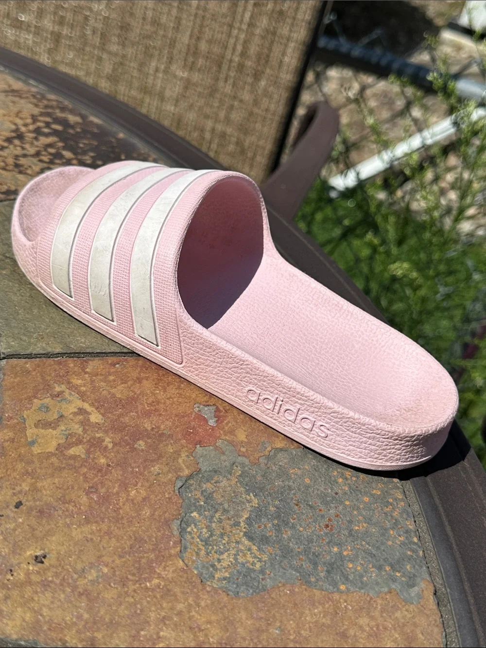 Adidas Pink Slide Sandals - Casual girls Pool Slides